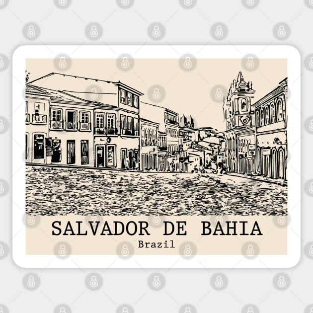 Salvador de Bahia - Brazil Sticker by Lakeric